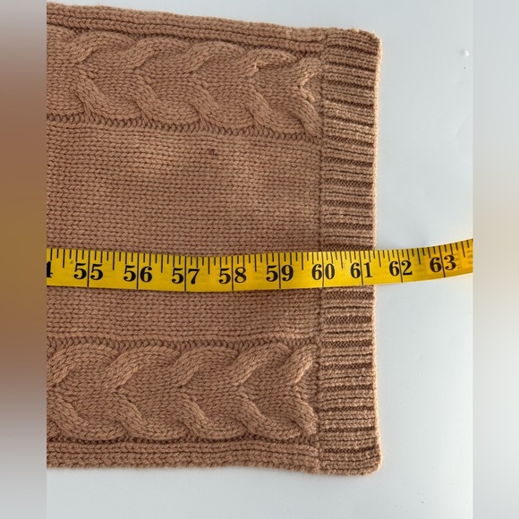 Nordstrom 100% Cashmere Scarf Tan Brown - Picture 4 of 4